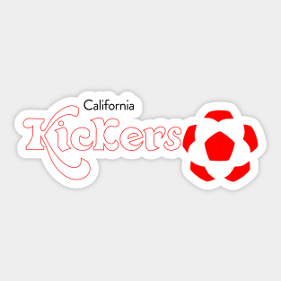 Defunct California Kickers - 1987 Sticker